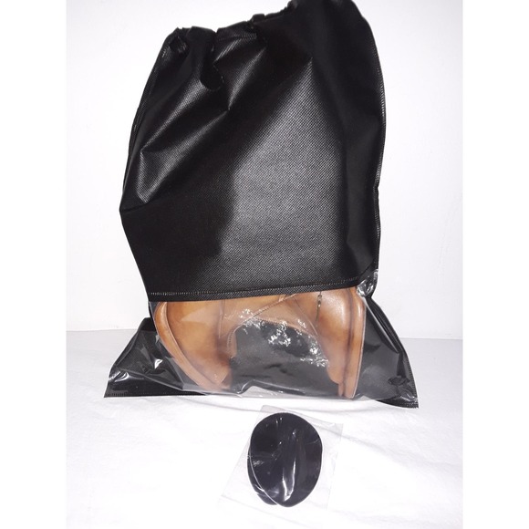 Alexandre Birman Sz 6 Leather Open-Toe Booties w Bronze Snakeskin Rim - Picture 10 of 10